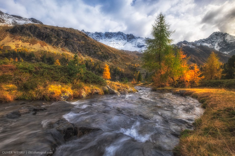 Bergbach, Val Viola, Val di Campo, Herbst, Indian Summer, Fuji X-T1, Fujinon, Landschaft, Landschaftsfotografie,