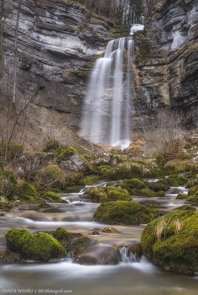 Cascades du Hérisson, Jura France