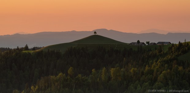 Emmental, Lüderenalp, Sonnenuntergang, Wasen i. E.