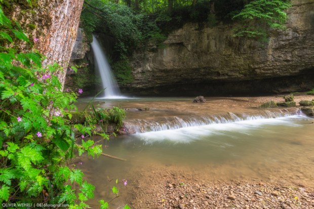 Giessen Wasserfall, Eital, Kilchberg, Baselland, Wasser, Bach