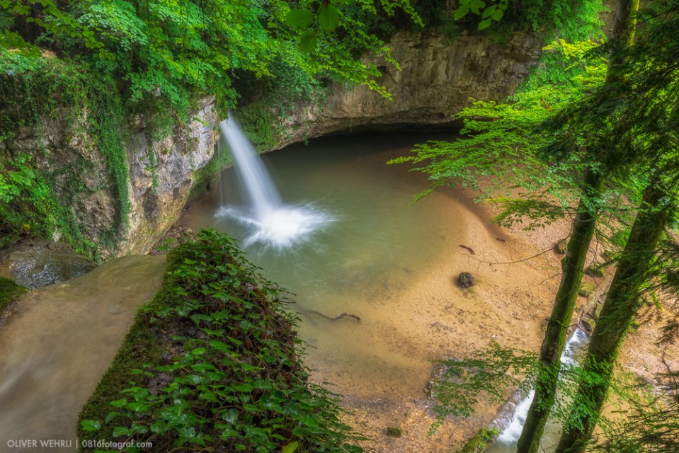 Giessen Wasserfall, Eital, Kilchberg, Baselland, Wasser, Bach,