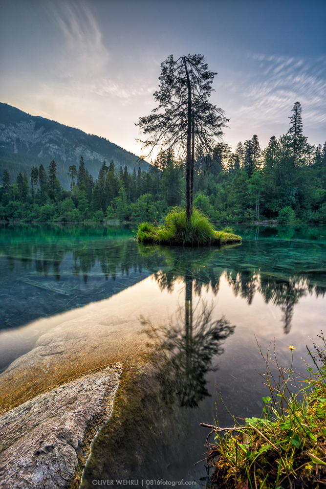 Crestasee, Bergsee, Flims, Trin, Graubünden, Badesee