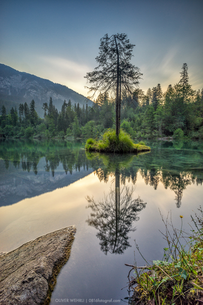 Crestasee, Bergsee, Flims, Trin, Graubünden, Badesee