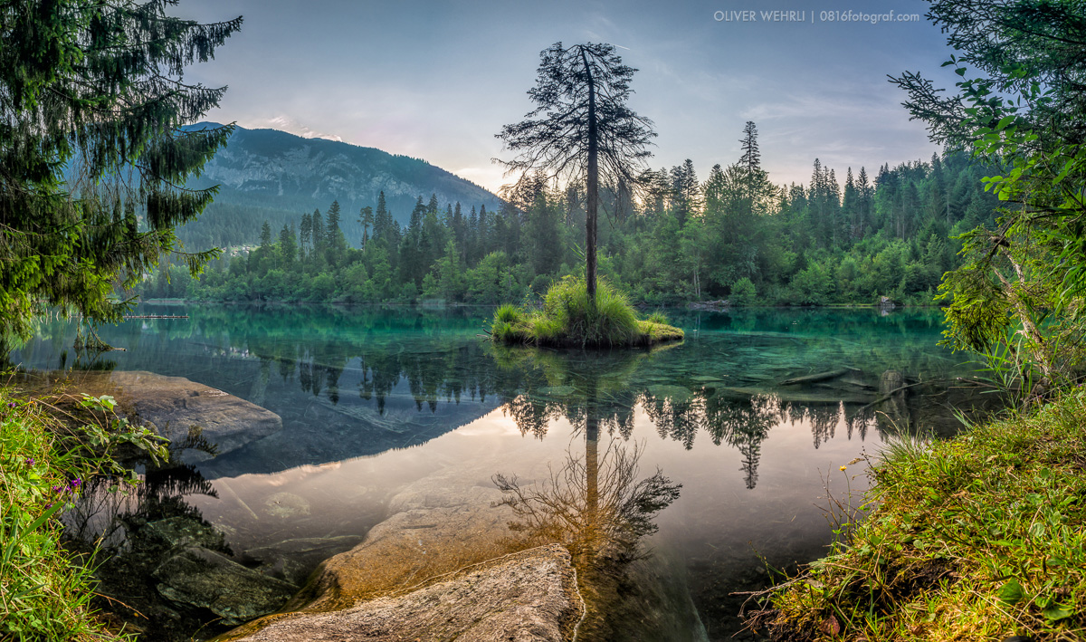 Crestasee, Bergsee, Flims, Trin, Graubünden, Badesee