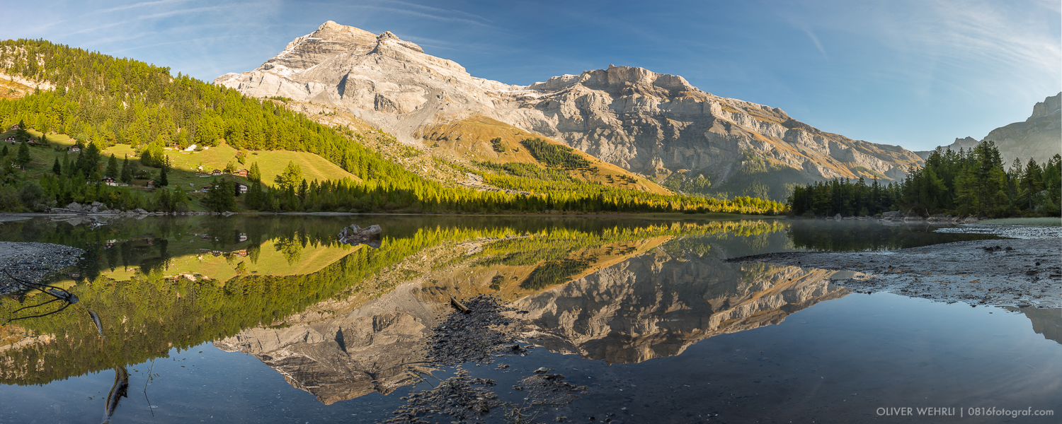 Bergsee, Herbst, Wallis, Unterwallis, Lac de Derborence, Derborence, Diablerets