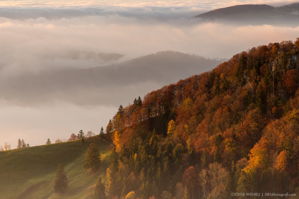 Passwang, Jura, Herbst, Nebel,