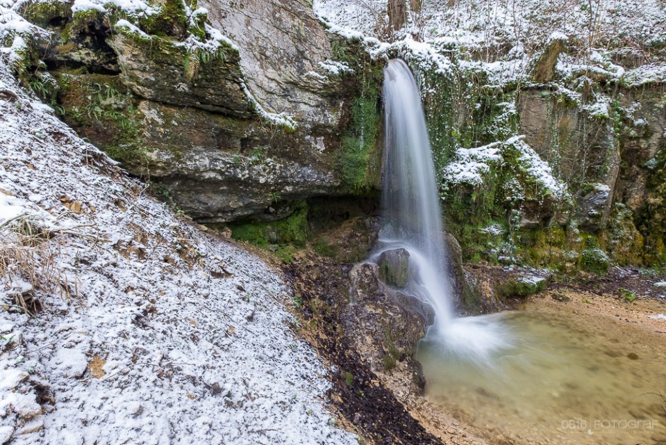 Winter, Wasserfall, Aargau, Linn, Linner Wasserfall