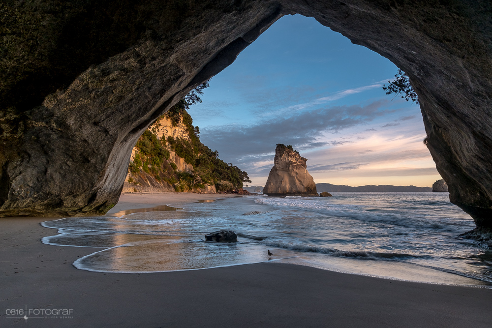 Coromandel, Cathedral Cove, Neuseeland, Sonnenaufgang, Sunrise, Seascape, Landschaftsfotografie
