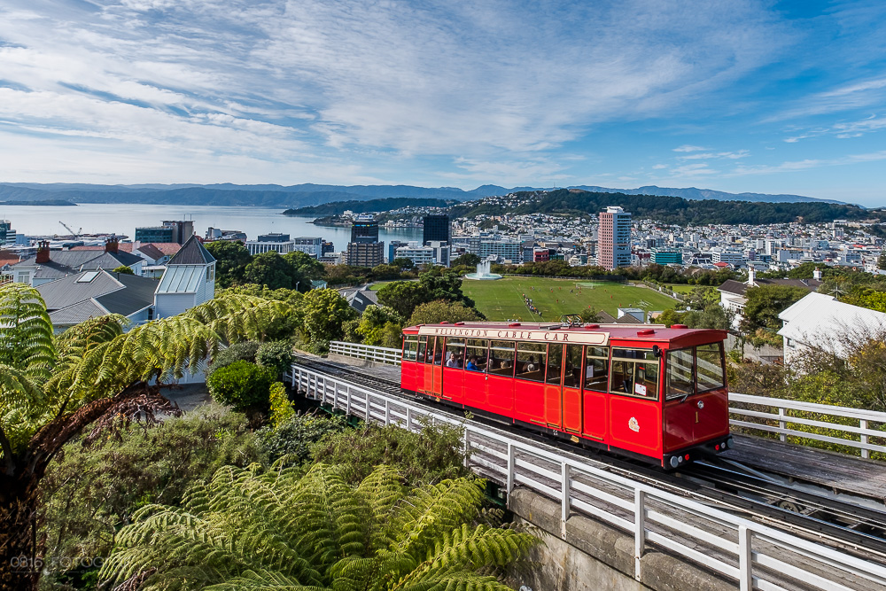Neuseeland, Wellington, Cable Car, Stadt, Hafenstadt, Neuseeland, New Zealand,