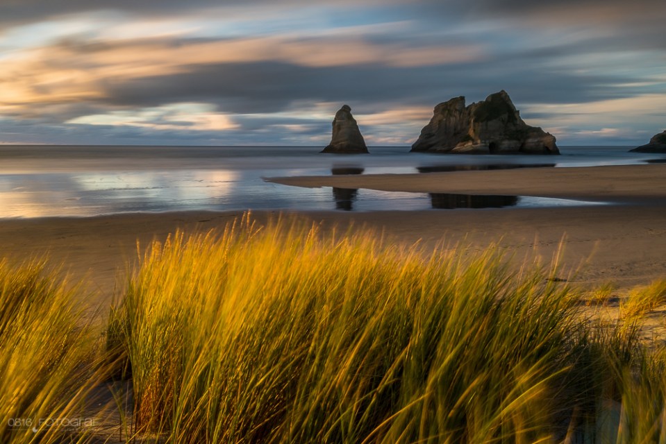 Wharariki, Neuseeland, New Zealand, Beach, Sandstrand,