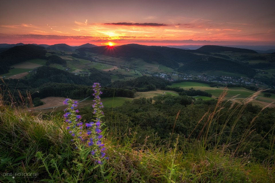 Jura, Jura Südfuss, Gisliflue, Schenkenbergertal, Sonnenuntergang