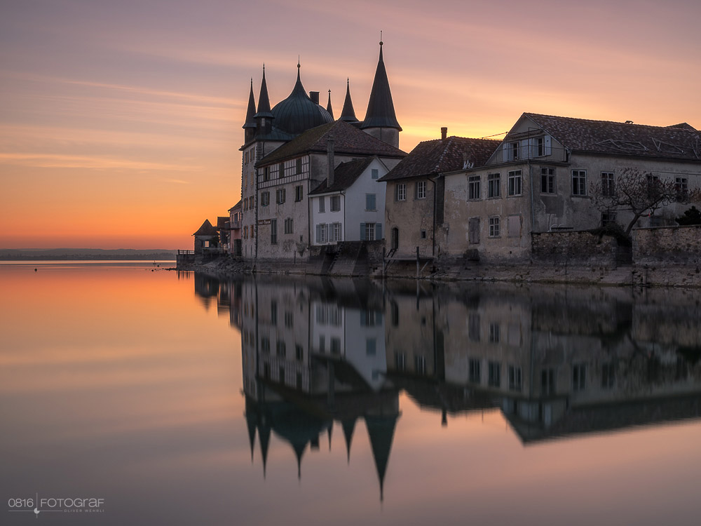 Steckborn, Bodensee, Altstadt, Stadtansicht, Städteansichten, Schweiz, Stadtansicht Schweiz, Thurgau, Städtefotografie Schweiz, Sonnenaufgang, Sunrise, Fujifilm, Fujifilm GFX, Nisi Filter,