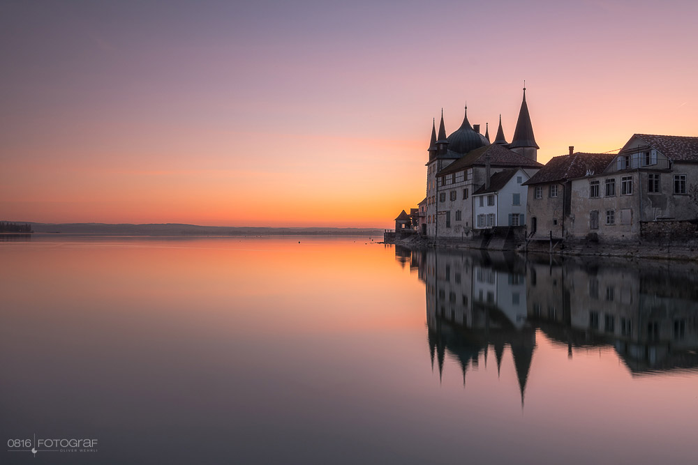 Steckborn, Bodensee, Altstadt, Stadtansicht, Städteansichten, Schweiz, Stadtansicht Schweiz, Thurgau, Städtefotografie Schweiz, Sonnenaufgang, Sunrise, Fujifilm, Fujifilm GFX, Nisi Filter,