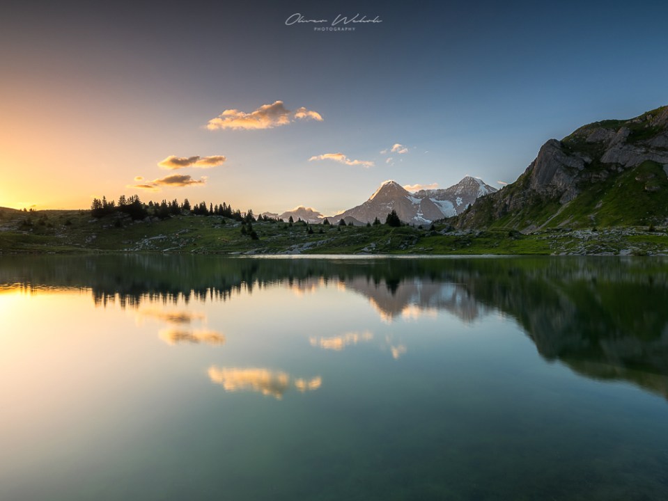Sulssee, Sulsseeli, Sulsseewli, Bergsee, Landschaft, Landschaftsfotografie, Sonnenaufgang, Berner Oberland, Spiegelung, Eiger, Mönch, Lobhornhütte, Fujifilm GFX, GFX Landscape, Landscape Photography, landscaper, switzerland, schweiz, landschaftsfoto schweiz, landschaftsbild schweiz, bergsee schweiz, bergsee berner oberland,
