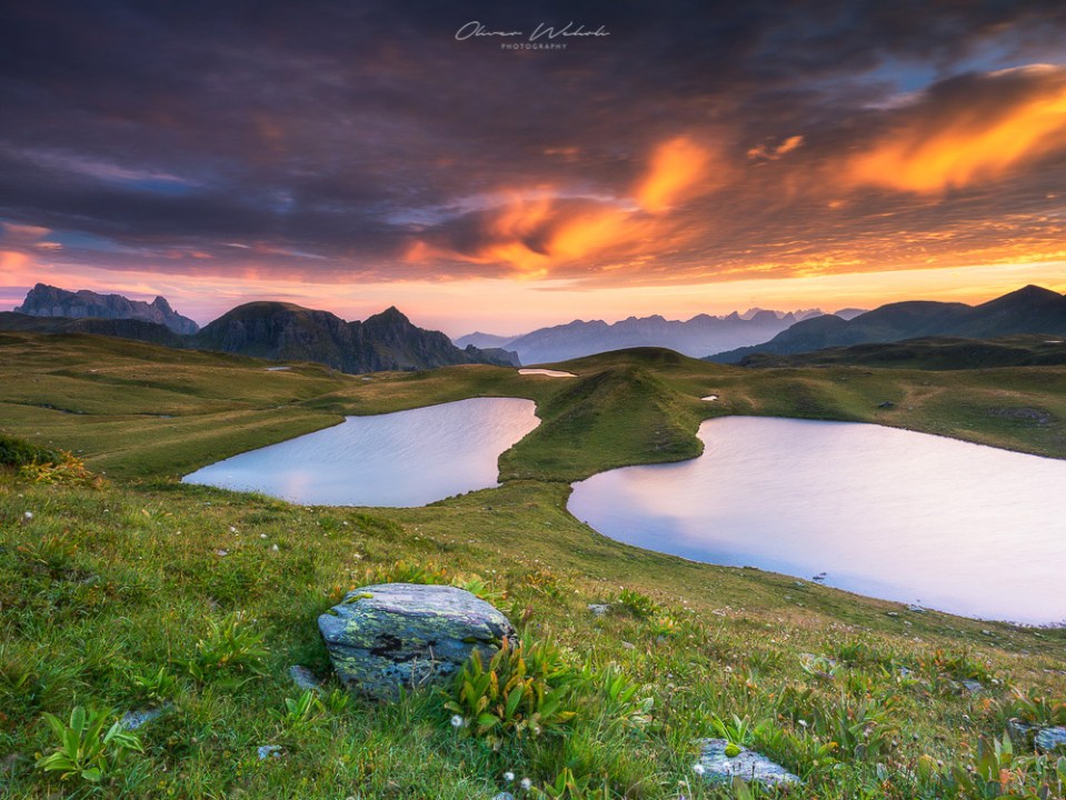 Chammseeli, Chammsee, Flumserberg, Sonnenaufgang, Bergsee, Bergseen Schweiz, Sonnenaufgang Bergsee, Landschaftsfoto, Landschaftstoto Bergsee, Landschaftsfotografie, Landschaft Bergsee Schweiz, Bergsee St.Gallen, Mürtschenstock, Churfirsten, Sonnenaufgang Bergsee Schweiz, Landschaftsfoto