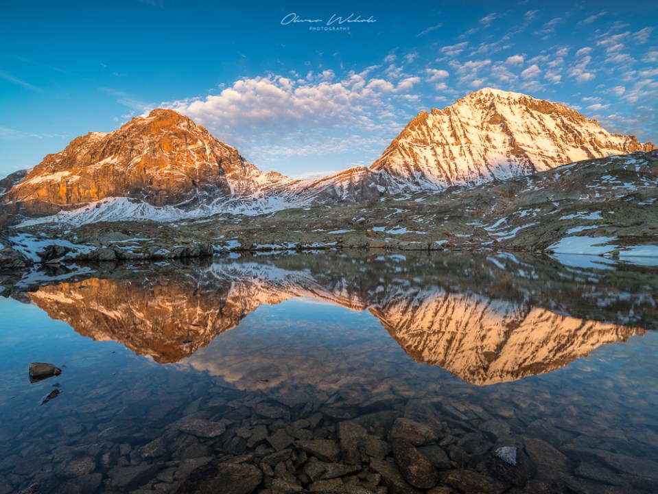 Balmhorn, Ferdenrothorn, Bergsee Spiegelung, sonnenaufgang, sunrise, wallis, lötschenpass, fujifilm gfx landscape, gfx landscape photography, lötschental, schweiz, schweizer landschaft, swiss landscape, landschaftsfotografie schweiz, landschaftsfotografie wallis